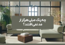 چه رنگ مبلی هرگز از مد نمی افتند؟