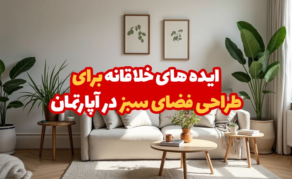 ایده های خلاقانه طراحی فضای سبز در آپارتمان min