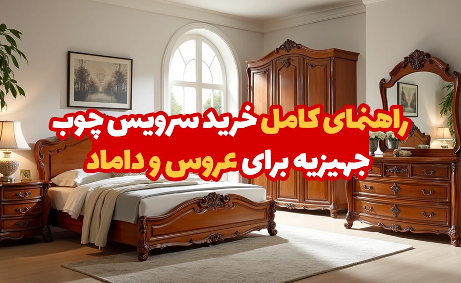 راهنمای کامل خرید سرویس چوب جهیزیه برای عروس و داماد