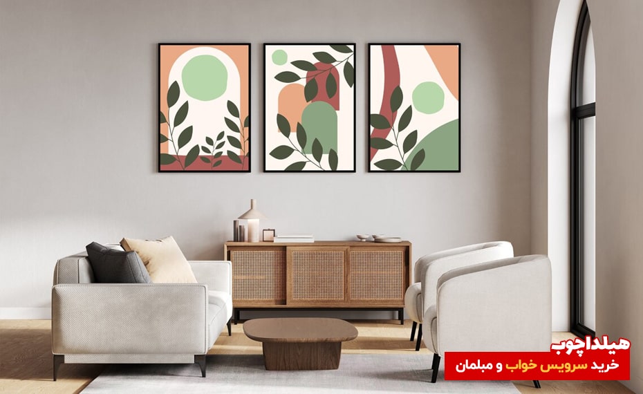 اصول نصب و چیدمان تابلو های هنری دیواری 2