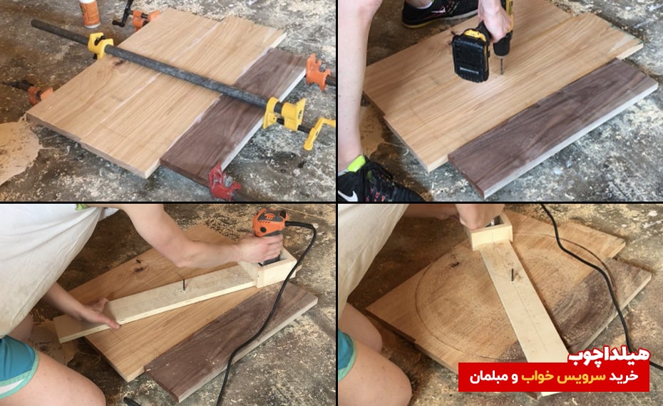 راهنمای ساخت ساعت دیواری چوبی 3