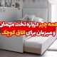 تخت مهمان و میزبان برای اتاق کوچک