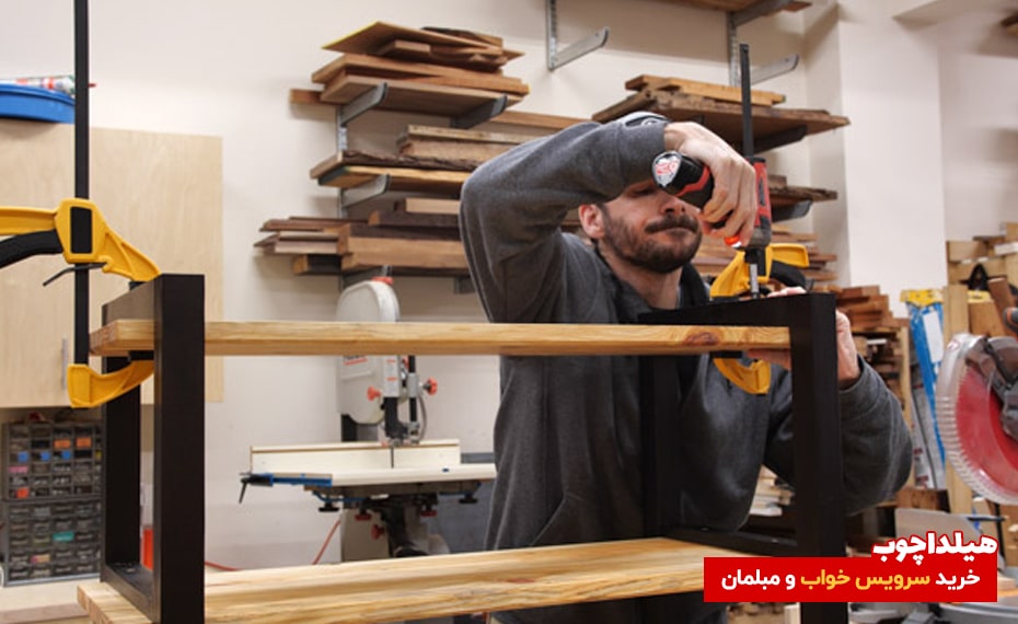 آموزش ساخت جاکفشی چوبی 4