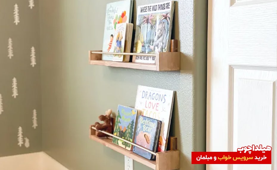 آموزش ساخت کتابخانه دیواری 1