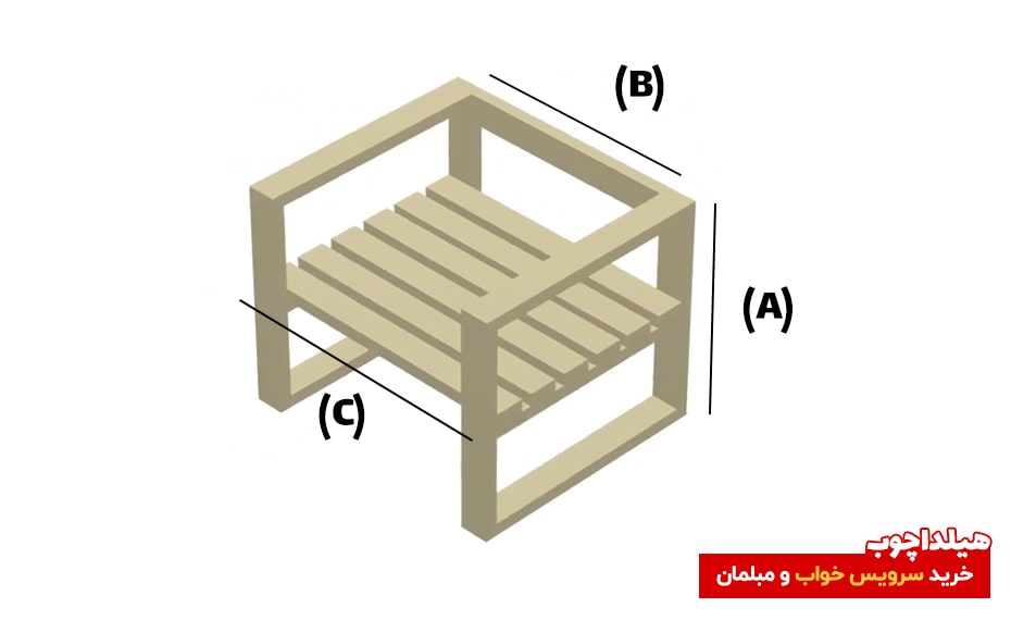 طراحی و ساخت صندلی چوبی 3