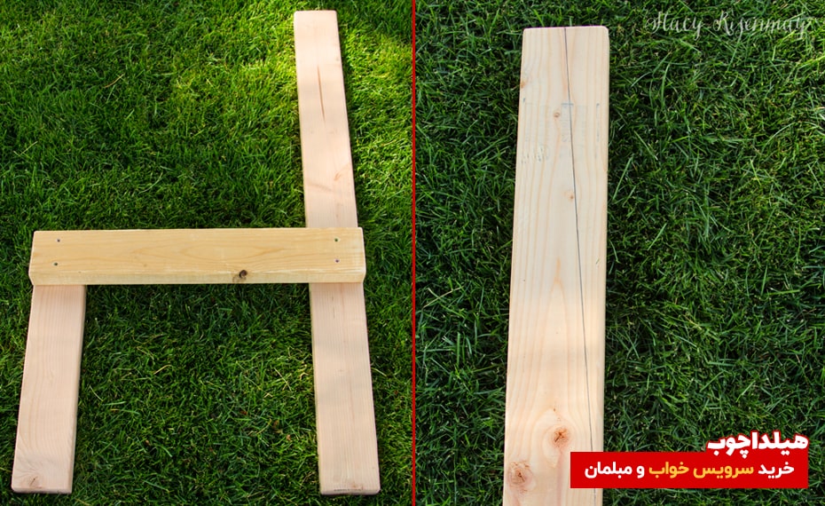 آموزش ساخت صندلی چوبی برای فضای باز 2