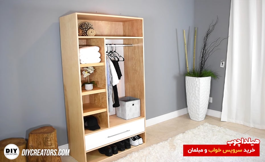 آموزش ساخت کمد چوبی مرحله به مرحله 4