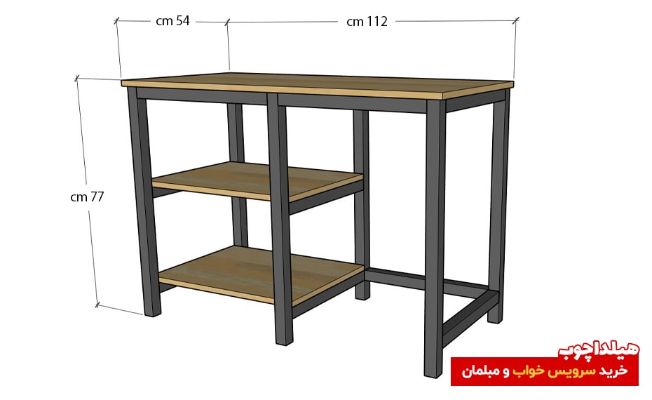 آموزش ساخت میز کار چوبی در خانه 2