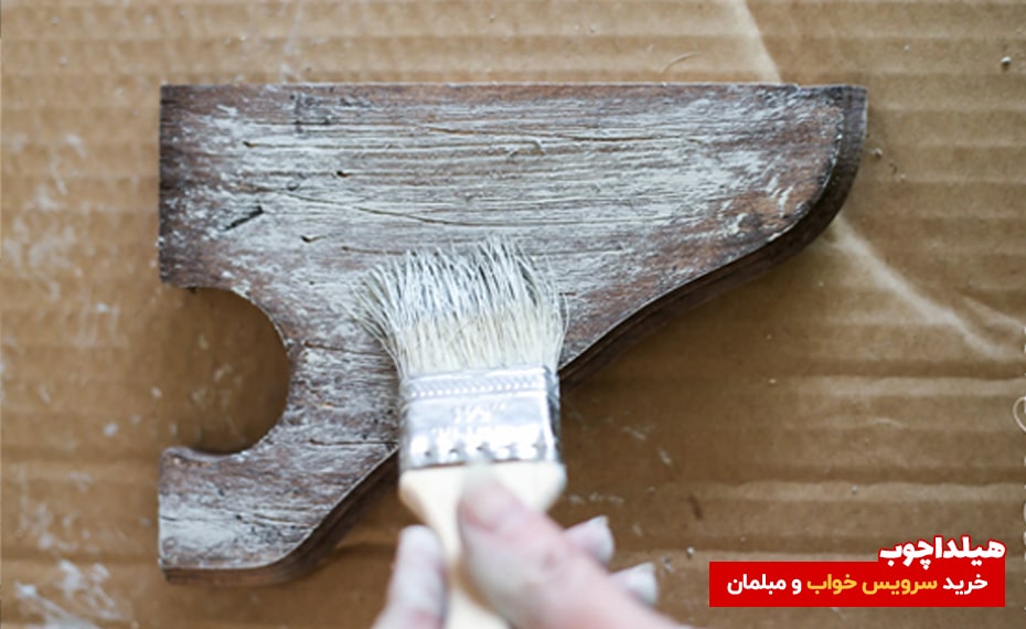 آموزش ساخت گیره پرده چوبی در خانه 4