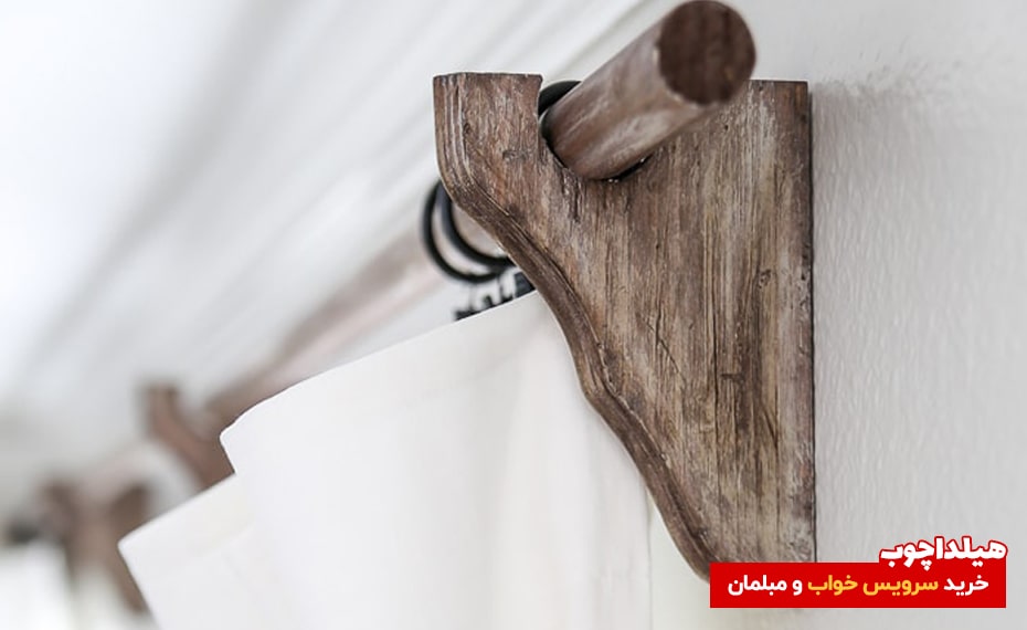 آموزش ساخت گیره پرده چوبی در خانه 5