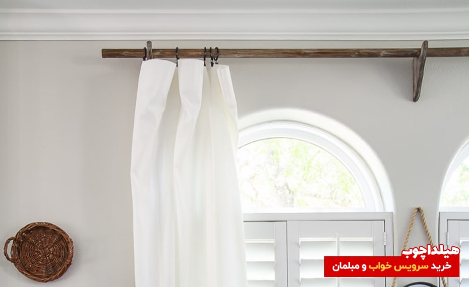 آموزش ساخت گیره پرده چوبی در خانه 6